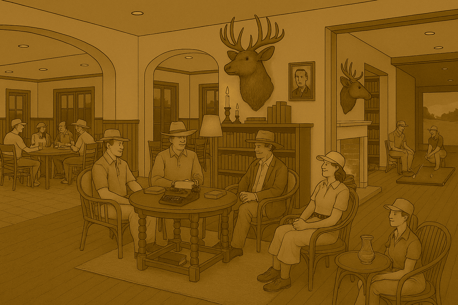 Greg Gebben Western Library - Turkey Toe Club House