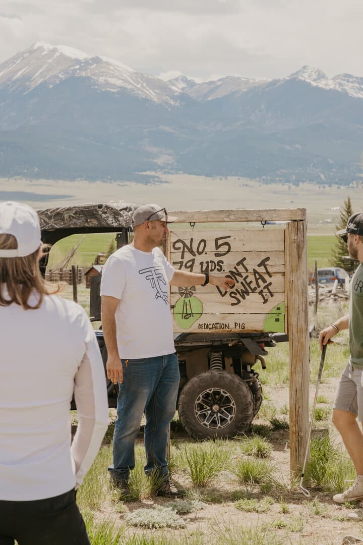 Golf action at Turkey Toe