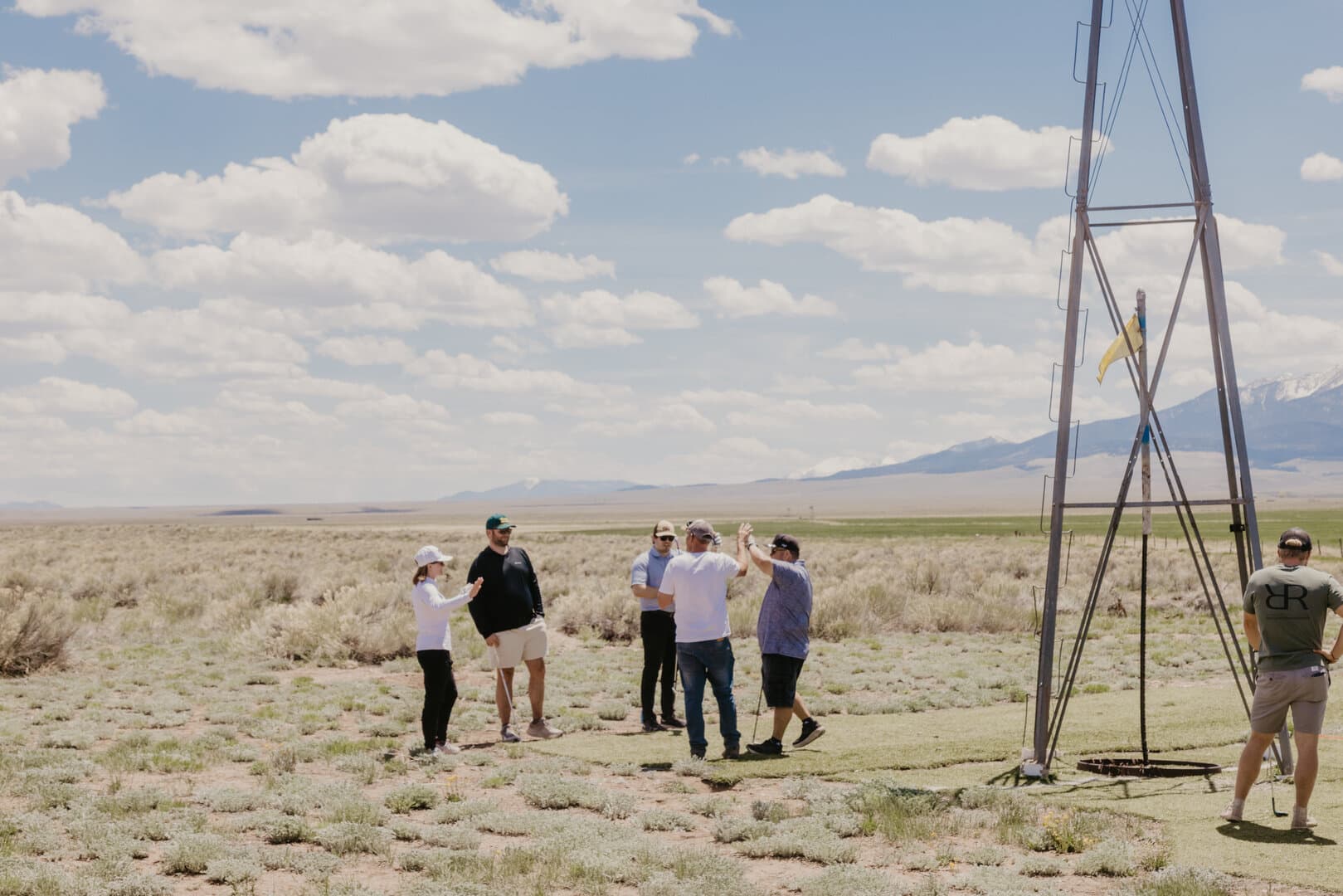 Golf action at Turkey Toe