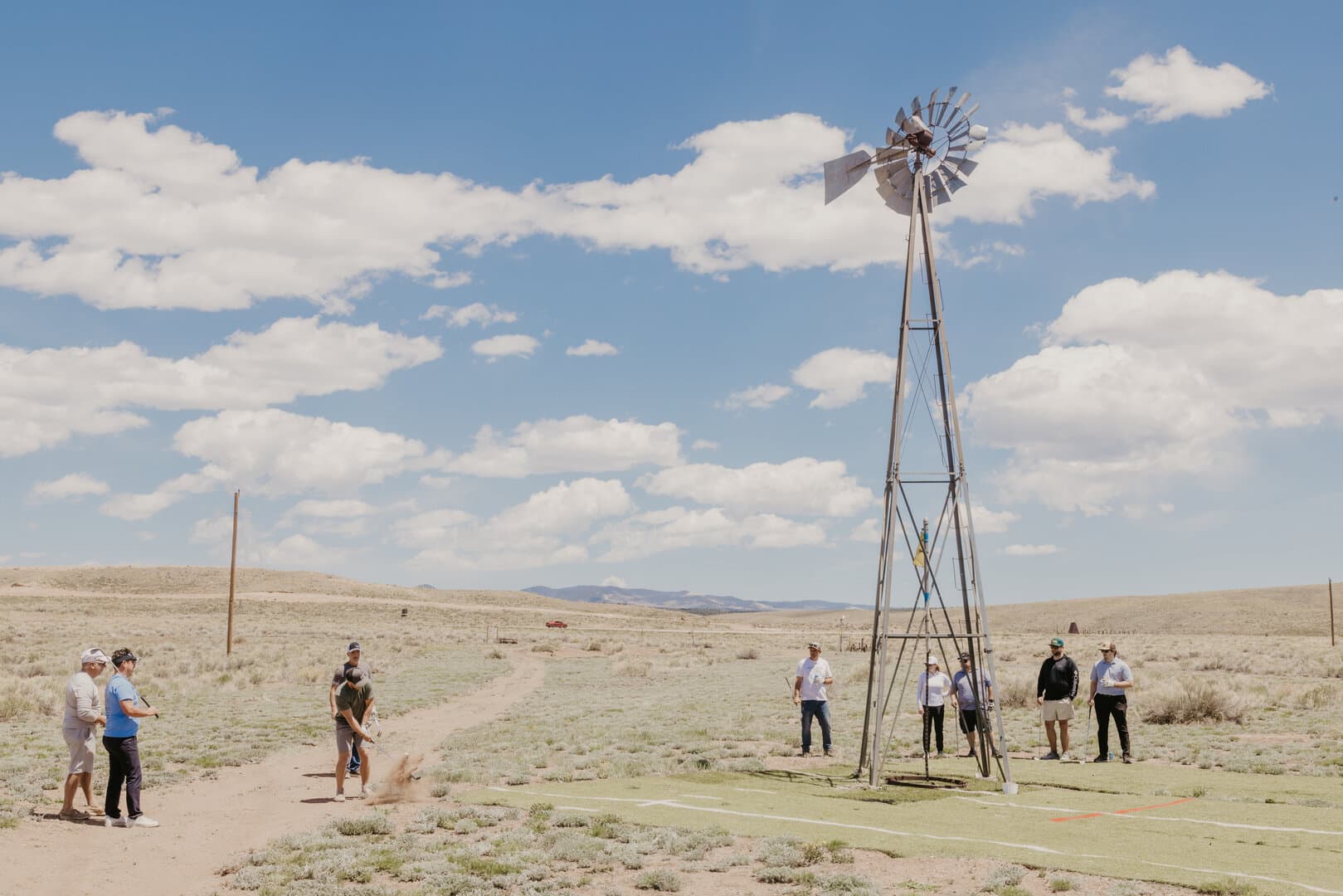 Golf action at Turkey Toe