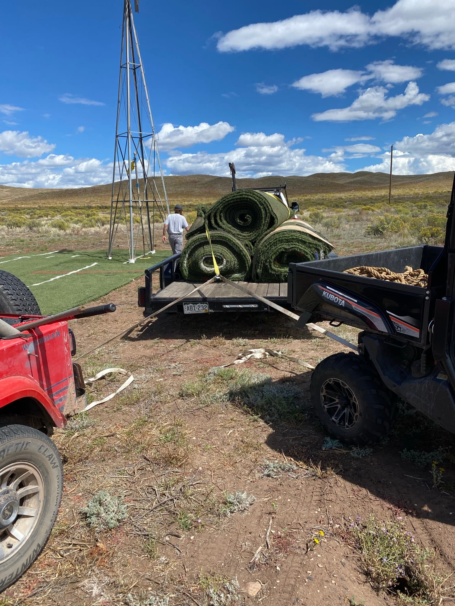 First shipments of grass